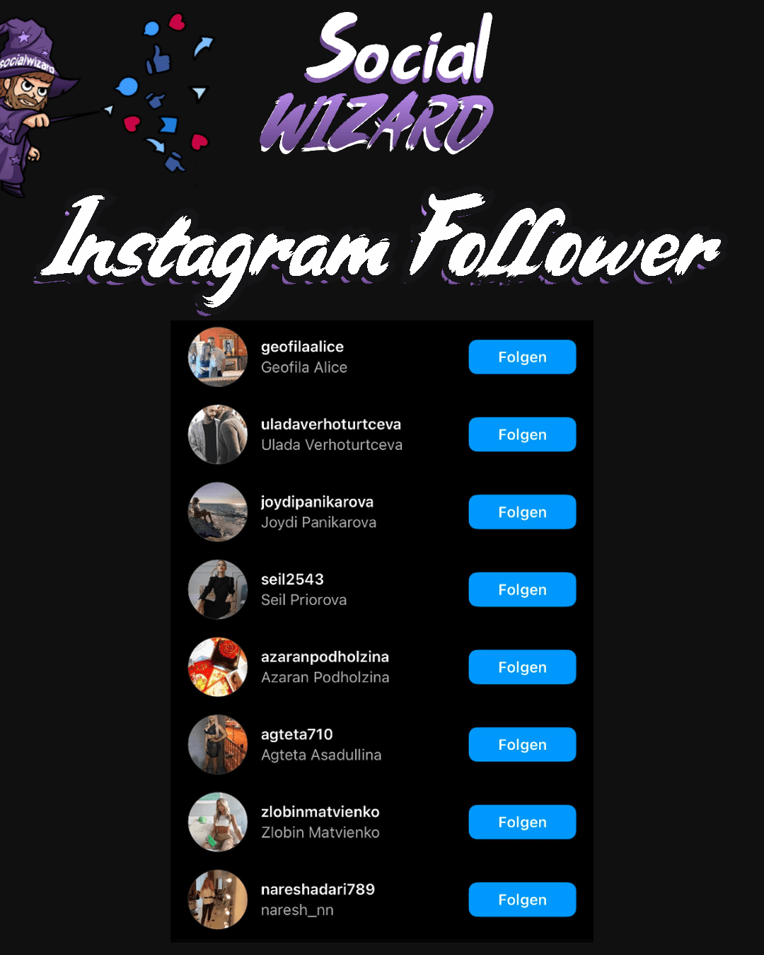 Instagram Follower kaufen - SocialWizard ✨